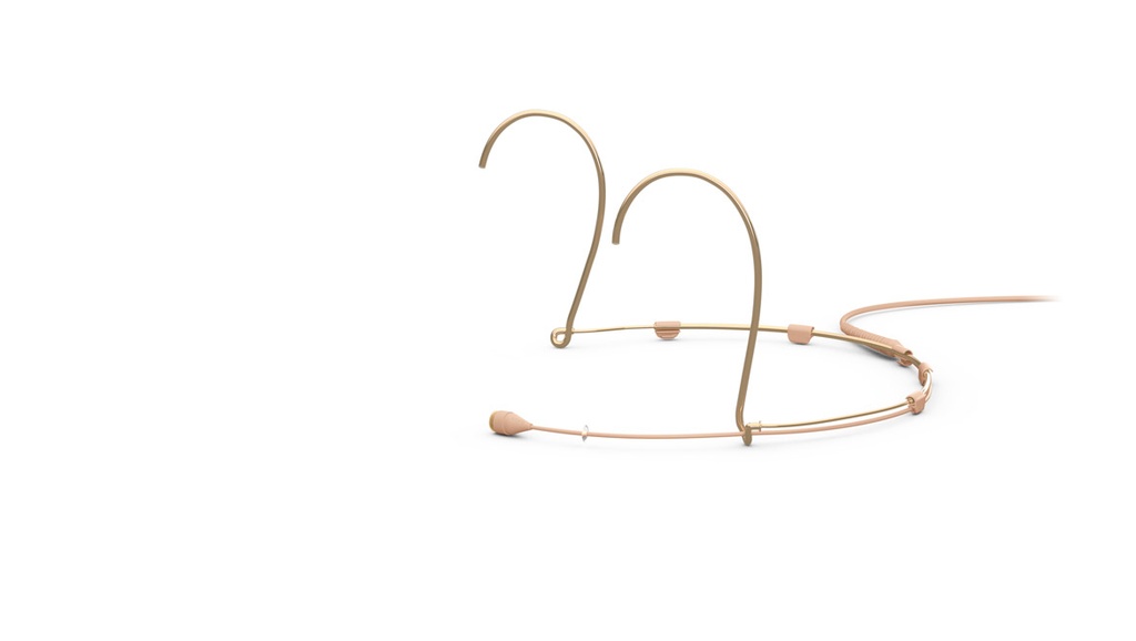 DPA 4066 CORE Omni  Headset Mic, Beige, 3-pin LEMO, Small