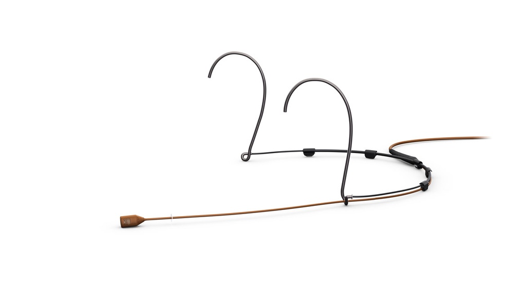 DPA 4088 CORE Directional Headset Mic, Brown, MicroDot