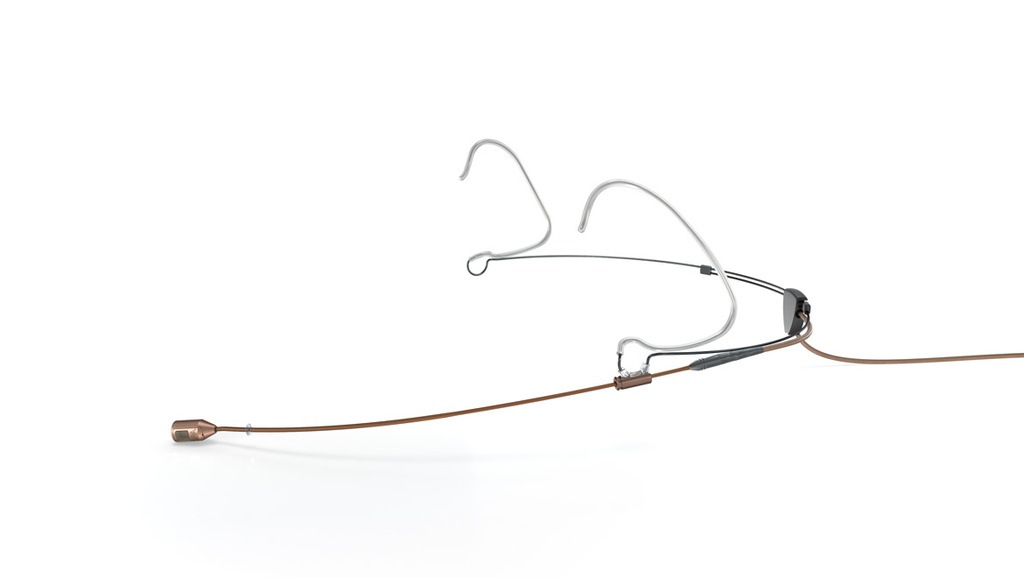 DPA 4488 CORE Directional Headset Mic, Brown, TA4F Mini-XLR