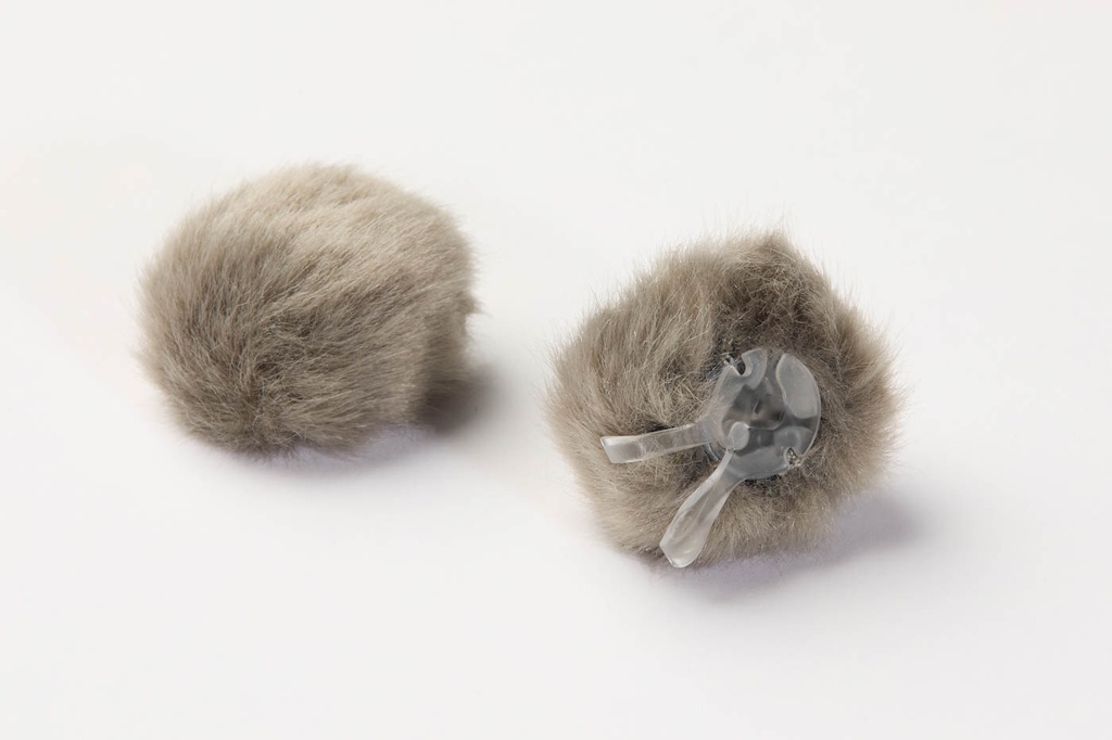 DPA Fur Windscreen, Gray, Large