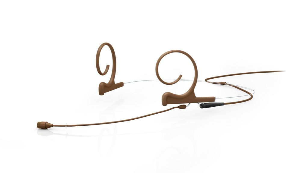 DPA 4266 CORE+ Omni Flex Headset Mic, 90 mm Boom, Brown, MicroLock