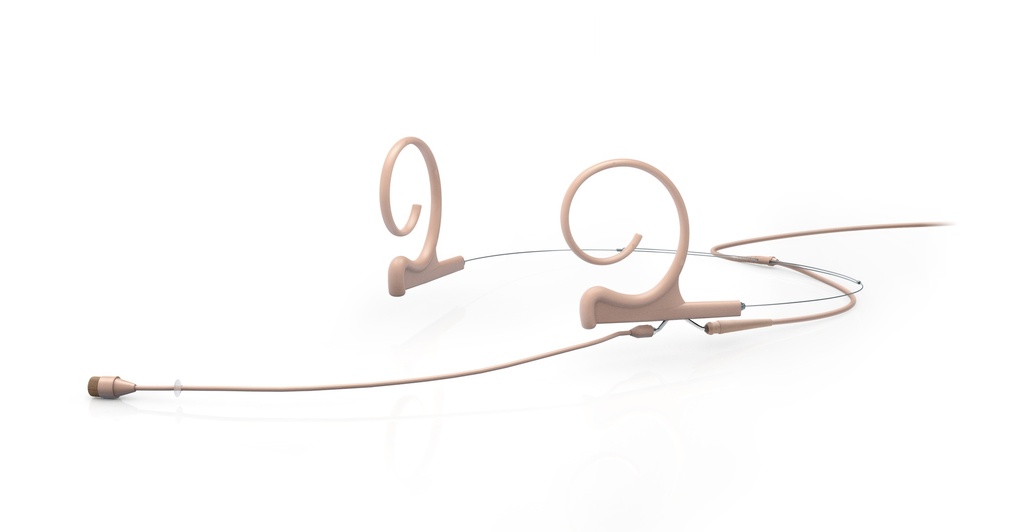 DPA 4266 CORE+ Omni Flex Headset Mic, 110 mm Boom, Beige, MicroLock