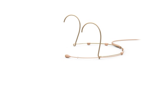 [4066OCAF03LHS] DPA 4066 CORE Omni  Headset Mic, Beige, 3-pin LEMO, Small