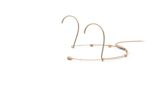 [4066OCAF34LH] DPA 4066 CORE Omni Headset Mic, Beige, Mini-Jack