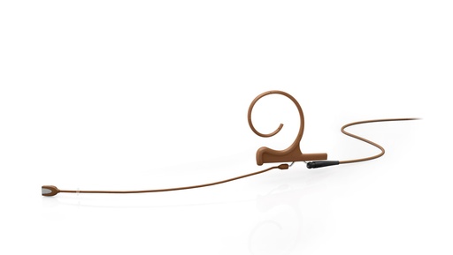 [4166OCFC34LE] DPA 4166 CORE Omni Flex Earset Mic, 110 mm Boom, Brown, Mini-Jack