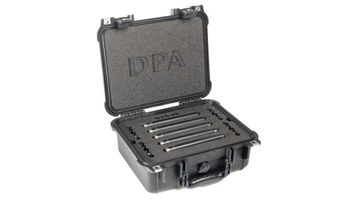 [5006A] DPA Surround Kit with 5 x 4006A, Clips, Windscreens in Peli Case