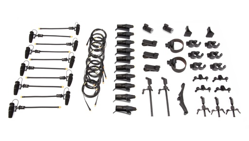 [KIT4099DC10RC] DPA 4099 CORE Rock Touring Kit, 10 Mics and accessories, Extreme SPL, Cardboard Box