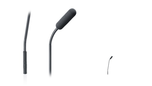 [4098DCGB00030] DPA 4098 CORE Supercardioid Mic, Black, MicroDot, 28 cm (11 in) Boom, top and bottom Gooseneck