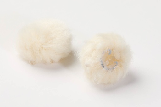[AIR1OFFWHITEL] DPA Fur Windscreen, Offwhite large