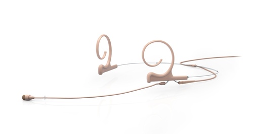 [4266OPFF34LH] DPA 4266 CORE+ Omni Flex Headset Mic, 110 mm Boom, Beige, Mini-Jack